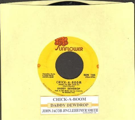 Daddy Dewdrop Chick A Boom Sunflower 105 Vinyl 45 Rpm Record Ebay