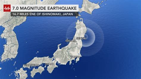Magnitude 7 Earthquake Shakes Japan Triggers Tsunami Concerns