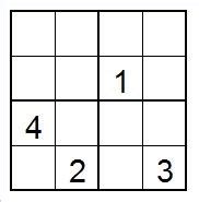 We are working with numbers 1 thorugh 9. Programming a Sudoku Solver: Shidoku, Children Sudoku ...
