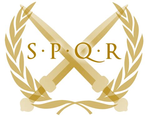 Roman Republic Symbol Spqr
