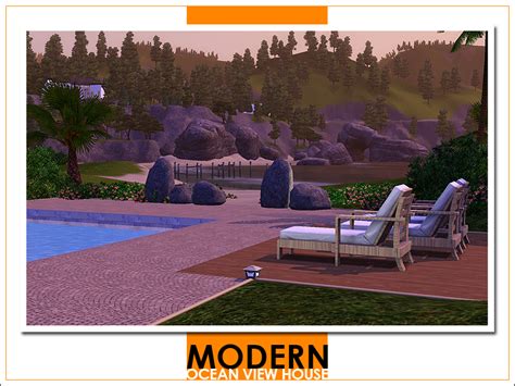 The Sims Resource Modern Ocean View House