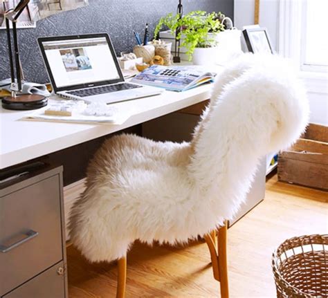 A better solution is to select. white fluffy chair cover - The Cozy store | Creative ...