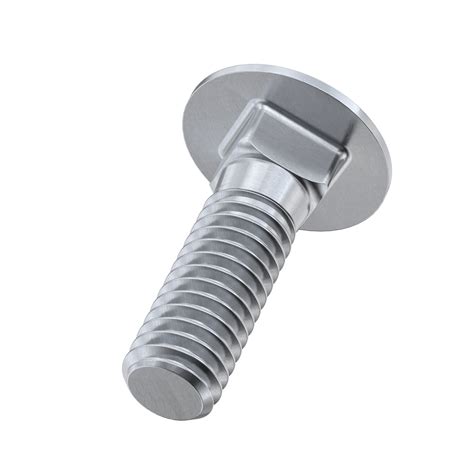 Buy M6 X 20mm Full Thread Carriage Bolts Din 603 Stainless Steel