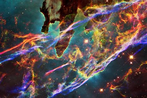 Beautiful Colors Of Outer Space Elements Of This Image Furnished By