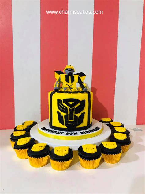 Bumble Bee Transformers Cake A Customize Transformers Cake