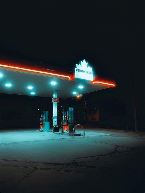 Neon Gas Station Iphone Wallpapers Wallpaper Cave