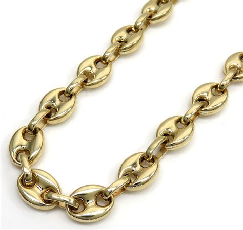 Buy 14k Yellow Gold Gucci Puff Link Chain 24 Inches 800mm Online At So