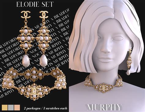 Chanel Jewelry Sets The Sims 4 P1 Sims4 Clove Share Asia Tổng Hợp