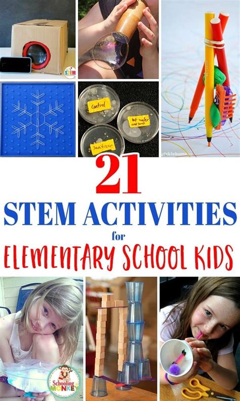 21 Stem Activities For Elementary School Aged Kids