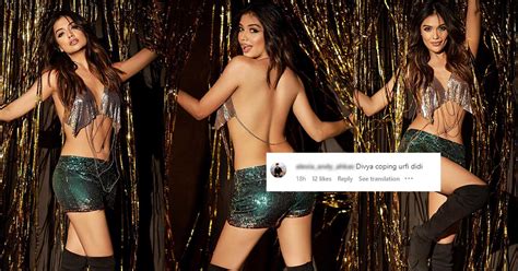 Divya Agarwal Flaunts Her Sxy Back In A Shimmery Sensuous Top With Tiny Shorts Netizens Troll