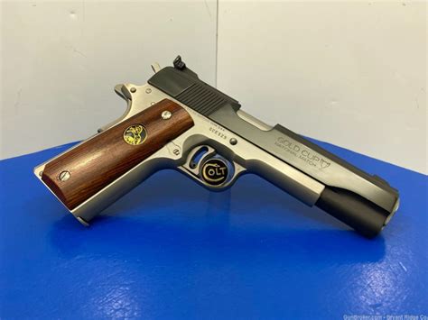 Sold 1987 Colt Gold Cup Elite 45 Acp Bluestainless 5 Extremely