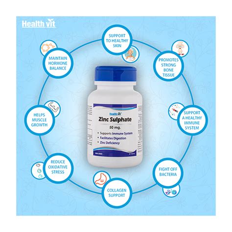 The coronavirus outbreak has seen a huge spike in people buying vitamin supplements, with vitamin c and zinc emerging two of the top supplements. Buy HealthVit Zinc Sulphate 50 mg Tablets 60's online at ...