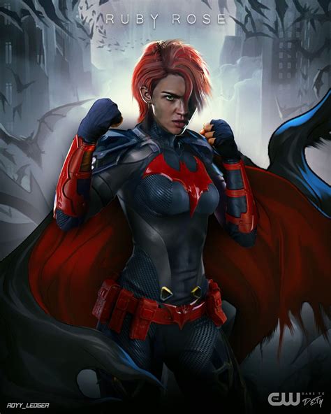 Batman Notes Ruby Rose As Batwoman By Royy Ledger Batwoman Batgirl