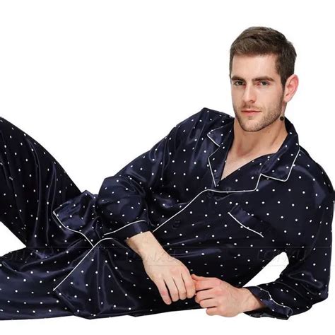 Mens Silk Satin Pajamas Set Pyjamas Set Pjs Sleepwear Set Loungewear Ussmlxlxxl4xl In Men