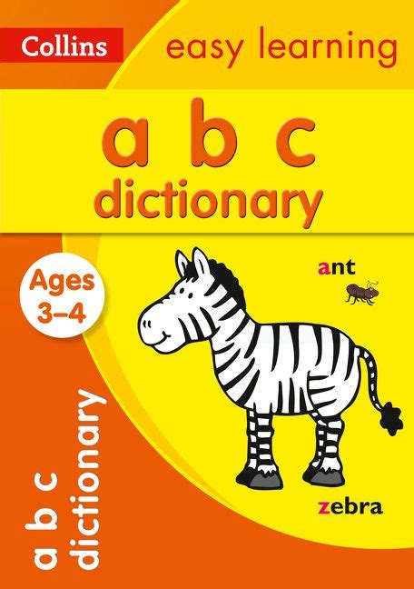 Abc Dictionary Ages 3 4 Prepare For Preschool With Easy Home Learning