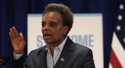 Chicago mayoral candidate lori lightfoot (left), speaks at a press conference about the. Mayor Lori Lightfoot comments on 'Where's Lightfoot ...