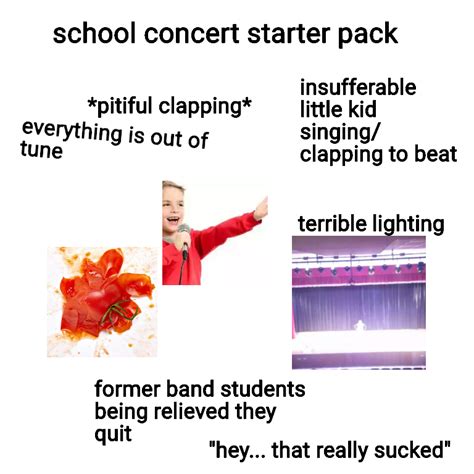 School Concert Starter Pack Rstarterpacks