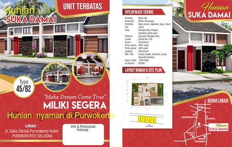 Download Desain Brosur Perumahan Cdr Tumantuku Comfort IMAGESEE