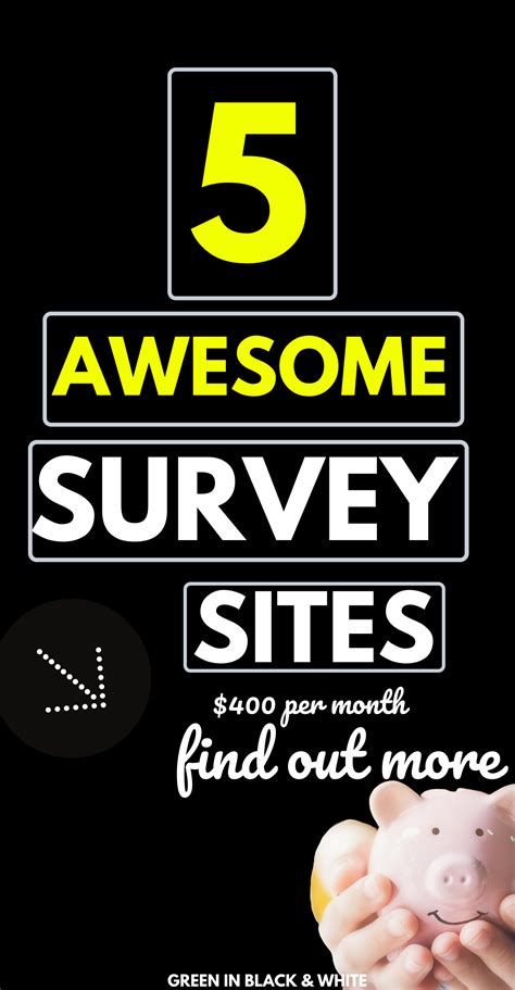 5 Awesome Best Paid Survey sites | Online surveys for money, Survey