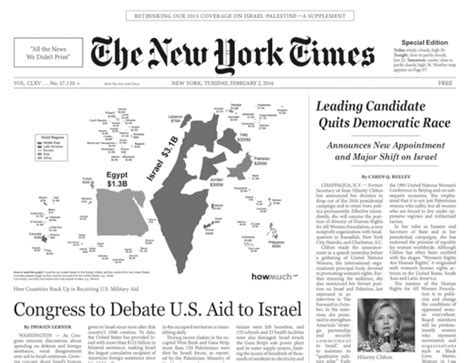 Parody New York Times ‘supplement Criticizing Papers Coverage Of