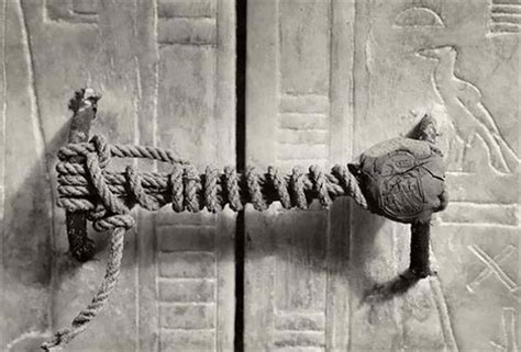 The Seal Of Tutankhamuns Tomb Which Remained Intact For 3245 Years