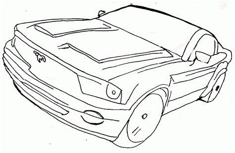 Mustang Gt Coloring Pages Coloring Home