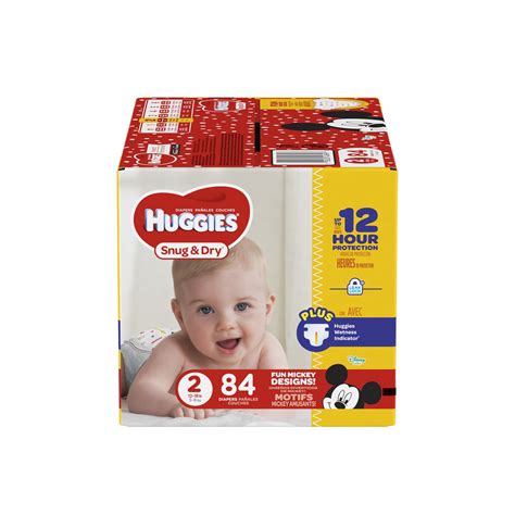 Huggies Snug And Dry Diapers Size 2 84 Count