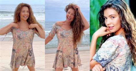 Thalía Recrea A Marimar Con El Mismo Vestido Que Usó Hace 28 Años