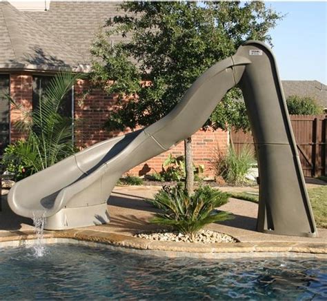 Gorgeous Swimming Pool Slides Home Design Ideas Essentials