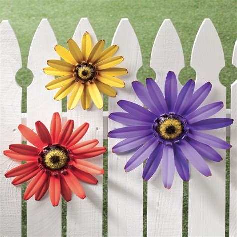 Pcs metal flower garden decor seven colors art stakes home indoor outdoor fence decorations l3 decorative objects & figurines. Outdoor Metal Coneflower Art - Metal Flower Art - Miles ...