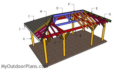 Flat Roof Carport Plans Myoutdoorplans