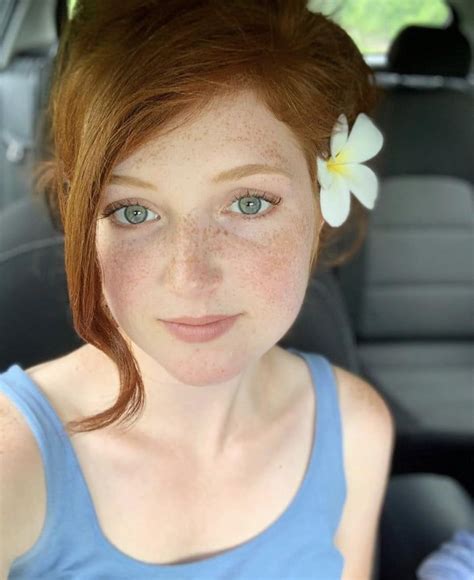 Annah Girl Red Haired Beauty Beautiful Freckles Pretty Redhead