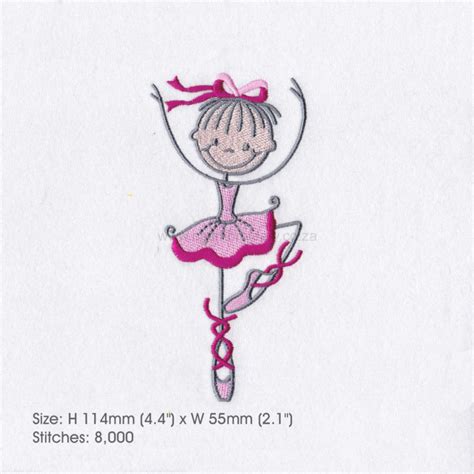 Sticky Ballerina Pack Medium Couture Princess Embroidery