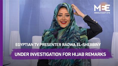 egyptian tv presenter under investigation for hijab remarks youtube