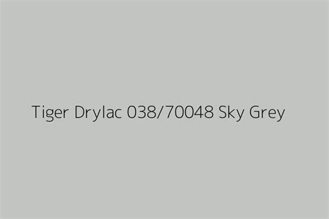 Tiger Drylac Sky Grey Color HEX Code