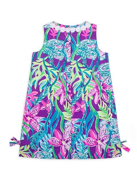 Shop Lilly Pulitzer Kids Little Girls And Girls Classic Lilly Shift