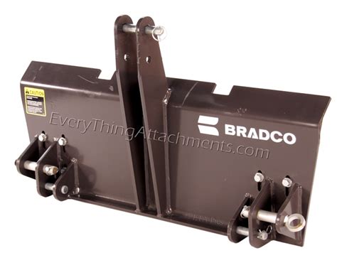 Bradco 3 Point Hitch To Skidsteer Universal Hitch