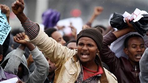 Ethiopia Protests Nearly 100 Killed In Oromia And Amhara Bbc News
