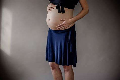 Navy Birthing Skirt Wrap Skirt For Hospital Home Birth Or Etsy