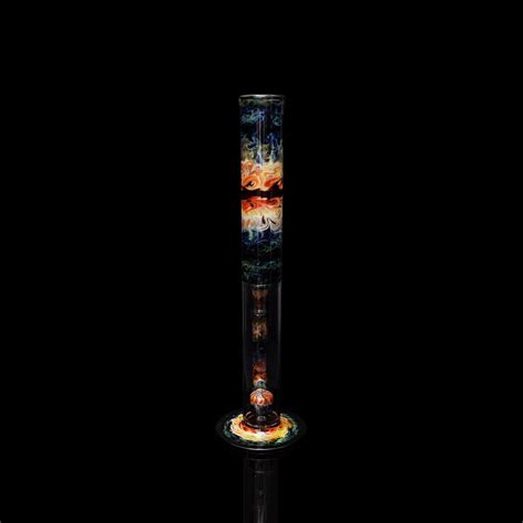 15” Multicolor Chaos Straight Tube By Gobs Glass 2023 Release