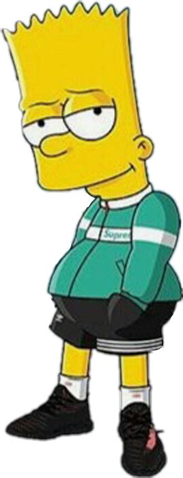 Bart Simpson Simpsons Supreme Hypebeast 420 Weed Homer
