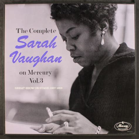 Sarah Vaughan The Complete On Mercury Vol 3 Mercury 12 Lp 33 Rpm Ebay