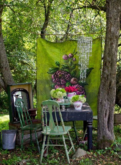 12 Shabby Chic And Bohemian Garden Ideas Garden Decor