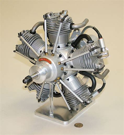 Seidel ST Cylinder Radial Model Airplane Engine The Miniature Engineering Craftsmanship