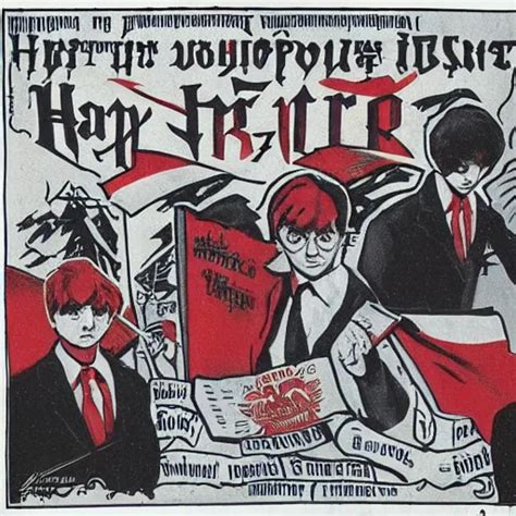 Harry Potter And Russian Soviet Revolution Colored Stable Diffusion