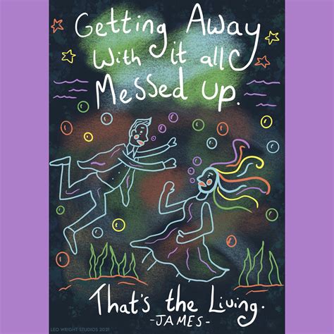 Getting Away With It A4 James Art Print Etsy Uk