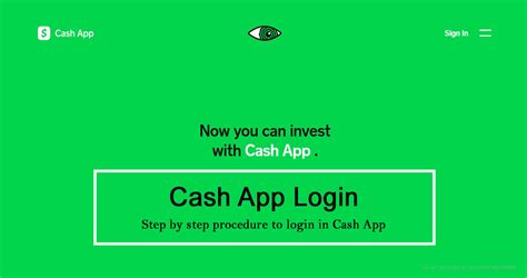 Cash App Sign In And Login Steps For Login To Cash App Account Ngsup