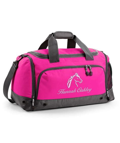 Personalised Horse Riding Holdall Bag Withcongratulations