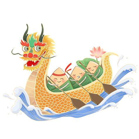 Dragon Boat Hd Transparent Dragon Boat Festival Dragon Boat Boat