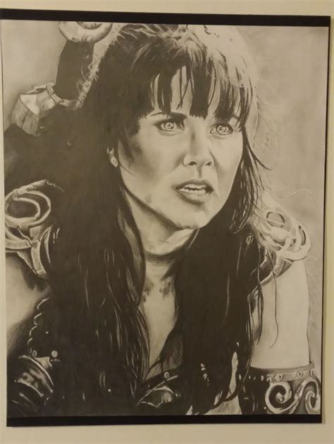 Xena Warrior Princess Drawing By Alyssa Macdonald Xena Warrior